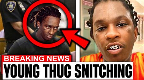 ysl member snitched|YSL young thug video.